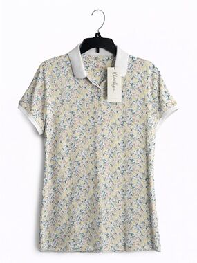 Walter Hagen Scallop Hem Golf Polo Women’s Medium UPF 50+ NWT
